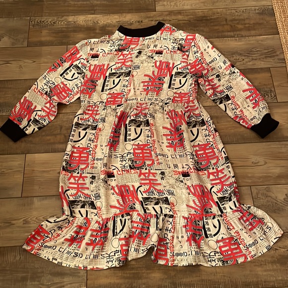 NWOT Collusion newspapers print dress . - Picture 4 of 5